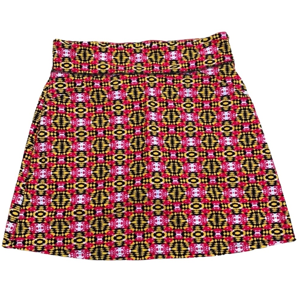 Punk Wear Geometric Stretch Mini Skirt Skort Size XS